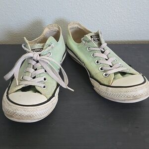 Converse Mint Green Sneakers Size 7